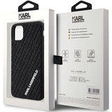 Karl Lagerfeld KLHCN613DMKRLK iPhone 11 / Xr 6.1" black/black hardcase 3D Rubber Multi Logo