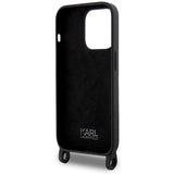Karl Lagerfeld KLHCP15XSCBSCNK iPhone 15 Pro Max 6.7" hardcase black/black Crossbody Silicone Choupette