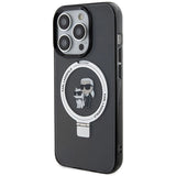 Karl Lagerfeld KLHMP13LHMRSKCK iPhone 13 Pro 6.1" black/black hardcase Ring Stand Karl&Choupette MagSafe