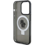 Karl Lagerfeld KLHMP13LHMRSKCK iPhone 13 Pro 6.1" black/black hardcase Ring Stand Karl&Choupette MagSafe