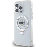 Karl Lagerfeld KLHMP15LHMRSKHH iPhone 15 Pro 6.1" white/white hardcase Ring Stand Karl Head MagSafe