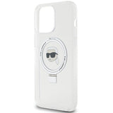 Karl Lagerfeld KLHMP15LHMRSKHH iPhone 15 Pro 6.1" white/white hardcase Ring Stand Karl Head MagSafe