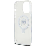 Karl Lagerfeld KLHMP15XHMRSKHH iPhone 15 Pro Max 6.7" white/white hardcase Ring Stand Karl Head MagSafe