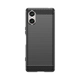 Carbon Case til Sony Xperia 5 V - sort