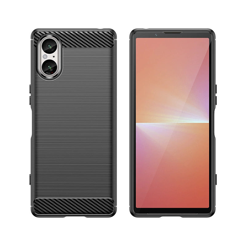 Carbon Case til Sony Xperia 5 V - sort