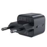 Acefast A77 Mini PD 30W GaN USB-C vægoplader - sort