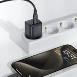 Acefast A73 Mini PD 20W GaN USB-C vægoplader - sort