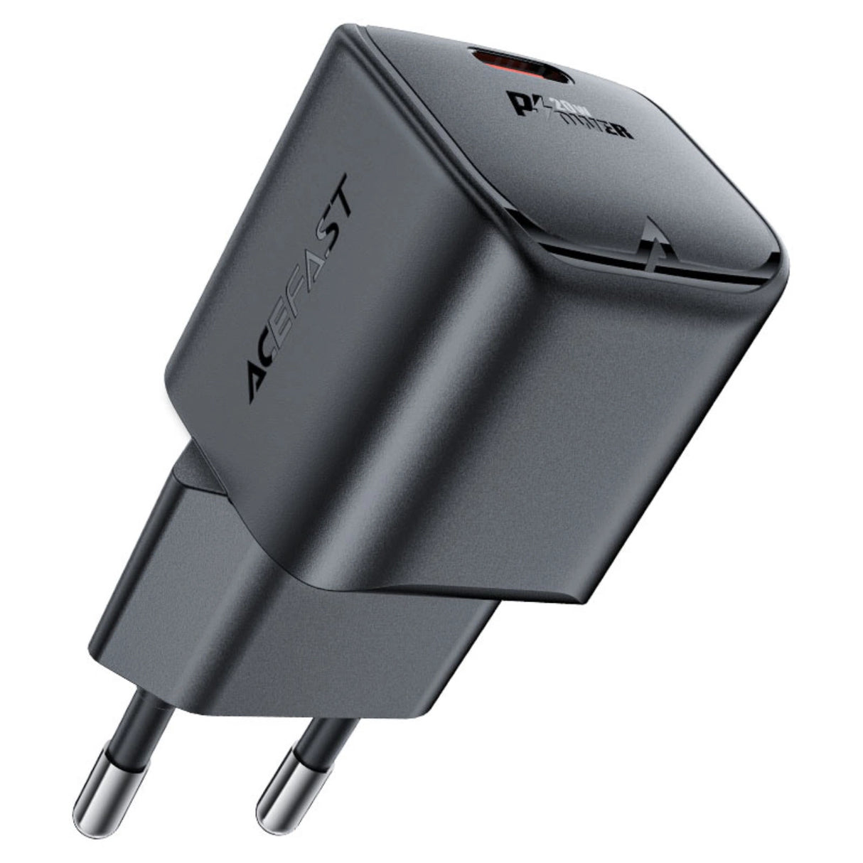 Acefast A73 Mini PD 20W GaN USB-C vægoplader - sort