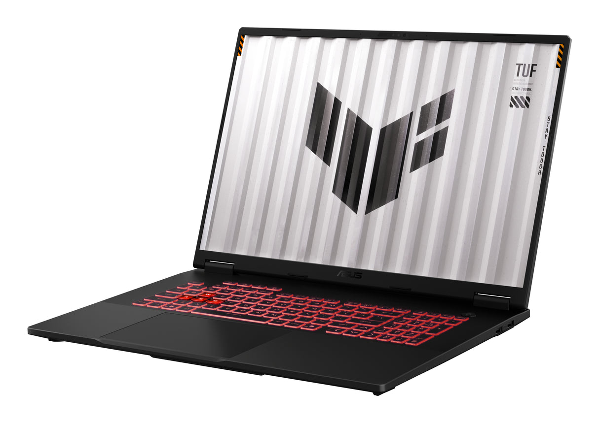 ASUS TUF Gaming A18 FA808UM-S8015W AMD Ryzen™ 7 260 Laptop 45,7 cm (18") WUXGA 16 GB DDR5-SDRAM 512 GB SSD NVIDIA GeForce RTX 5060 Wi-Fi 6E (802.11ax) Windows 11 Home Sort, Grå