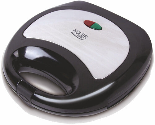 Adler AD 3015 sandwichtoaster 750 W Sort, Sølv