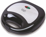 Adler AD 3015 sandwichtoaster 750 W Sort, Sølv