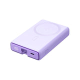 Powerbank Joyroom JR-PBM01 magnetisk 10000mAh 20W med stativ + Lightning kabel - USB-C - lilla