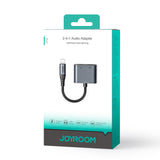 Joyroom SY-L02 Lightning til 2x Lightning DAC adapter 2in1 - sort