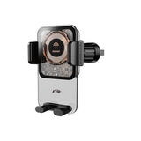 Dudao F19 klemme bilholder med 15W induktiv oplader - sort