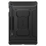 Spigen Rugged Armor Pro-kasse til Samsung Galaxy Tab S9 FE 10.9'' X510 / X516B - sort