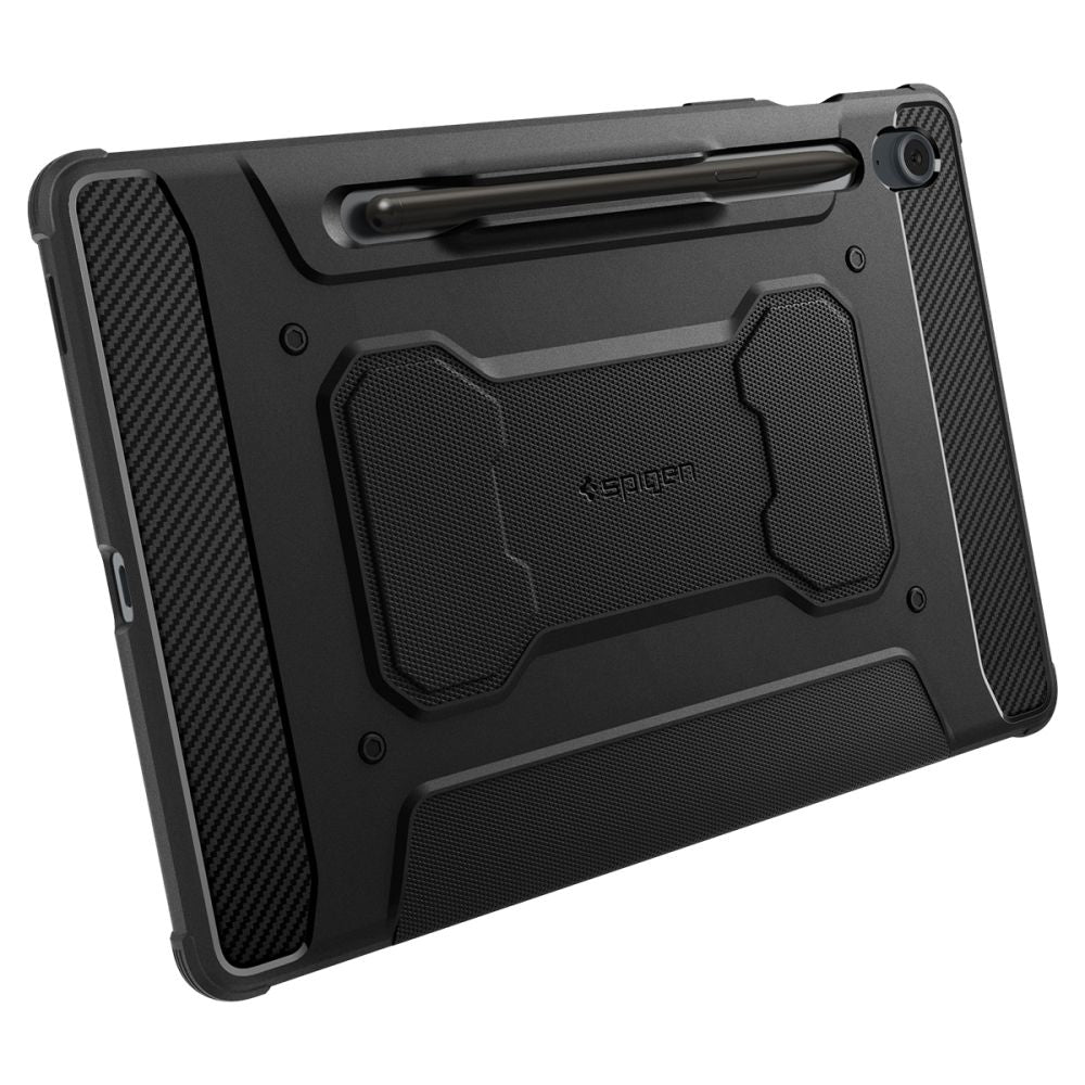 Spigen Rugged Armor Pro-kasse til Samsung Galaxy Tab S9 FE 10.9'' X510 / X516B - sort