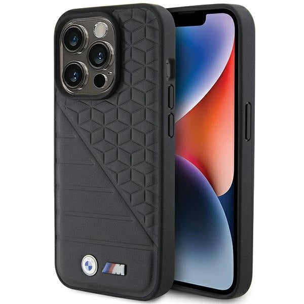 BMW Bi mønster iPhone 15 Pro Case - sort