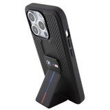 BMW Grip Stand Smooth & Perforeret kuffert til iPhone 15 Pro Max - sort