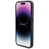 BMW Grip Stand Smooth & Perforeret kuffert til iPhone 15 Pro Max - sort