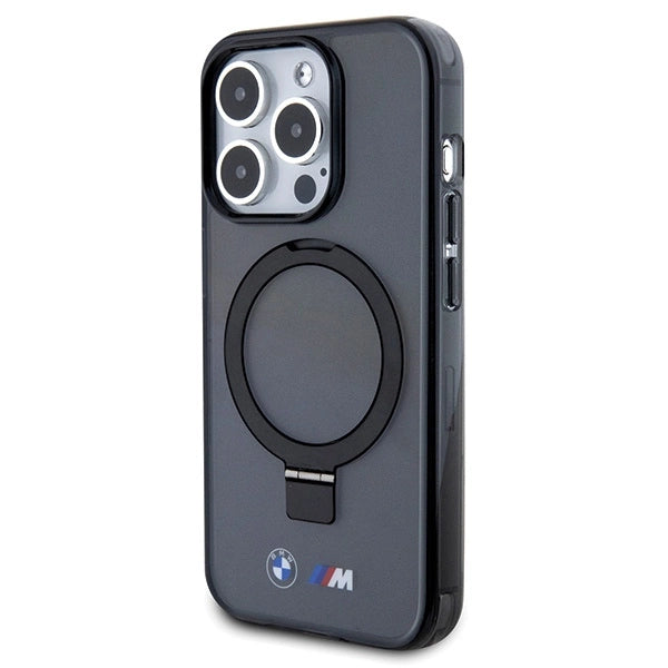 BMW Ring Stand M Collection MagSafe Case for iPhone 15 Pro - Black