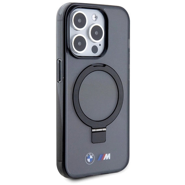 BMW Ring Stand M Collection MagSafe Case for iPhone 15 Pro - Black