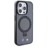 BMW Ring Stand M Collection MagSafe Case for iPhone 15 Pro - Black