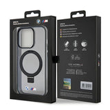BMW Ring Stand M Collection MagSafe-hylster til iPhone 15 Pro Max - sort
