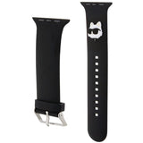 Karl Lagerfeld 3D Rubber Choupette Head Strap for Apple Watch 42/44/45/49mm - Black