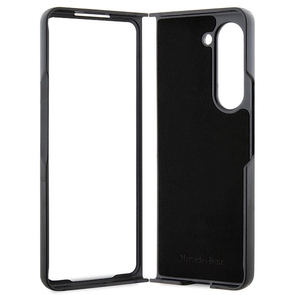 Mercedes Leather Urban case for Samsung Galaxy Z Fold 5 - black
