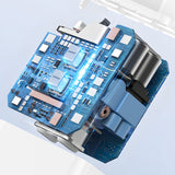 Dudao A4EU USB-A 2.1A vægoplader - hvid + USB-A - USB-C kabel