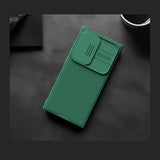 Nillkin CamShield Pro pansret kuffert med kamerabeskytter til Samsung Galaxy S24 Ultra - grønt