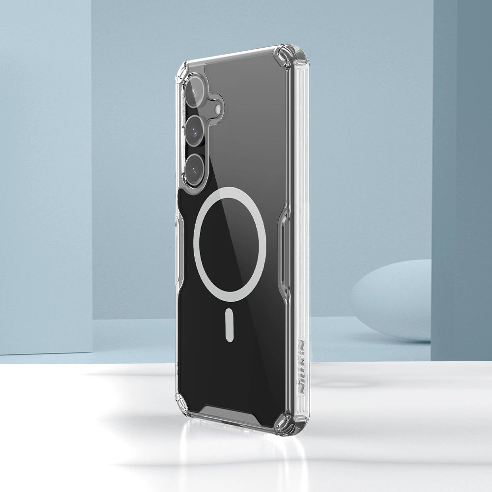 Nillkin Nature Pro pansret kuffert med magnetisk ring til Samsung Galaxy S24+ - hvid