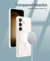 Nillkin Nature Pro pansret kuffert med magnetisk ring til Samsung Galaxy S24+ - hvid