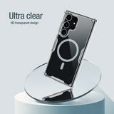 Nillkin Nature Pro pansret kuffert med magnetisk ring til Samsung Galaxy S24 Ultra - hvid