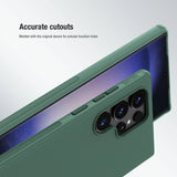 Nillkin Super Frosted Shield Pro pansret kuffert til Samsung Galaxy S24 Ultra - grønt