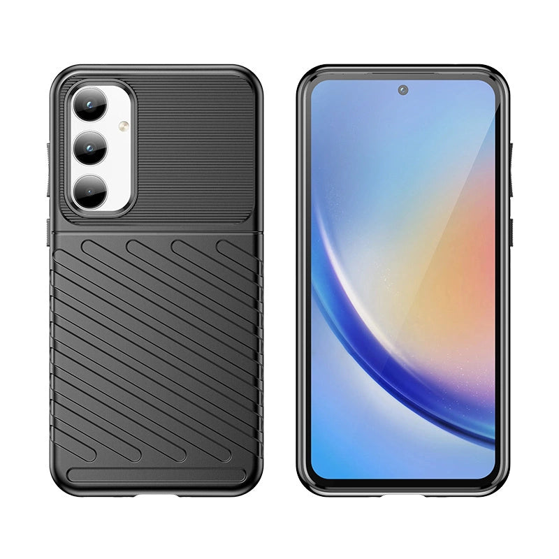 Thunder Case pansret kuffert til Samsung Galaxy A35 - sort