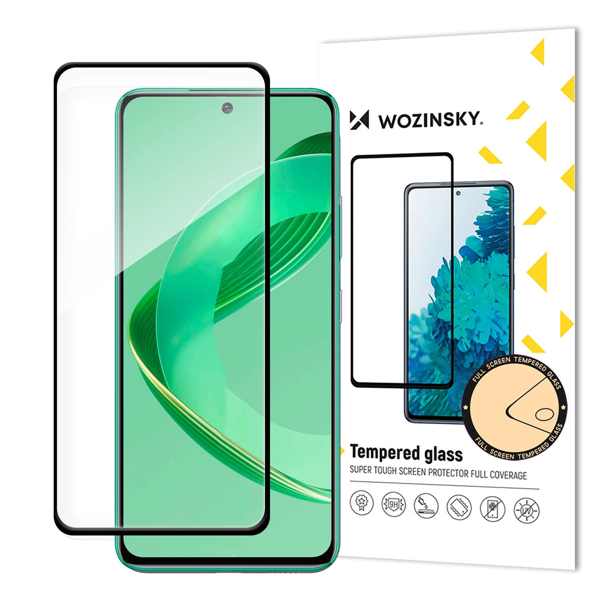 Wozinsky Full Glue tempereret glas til Huawei Nova 11 SE