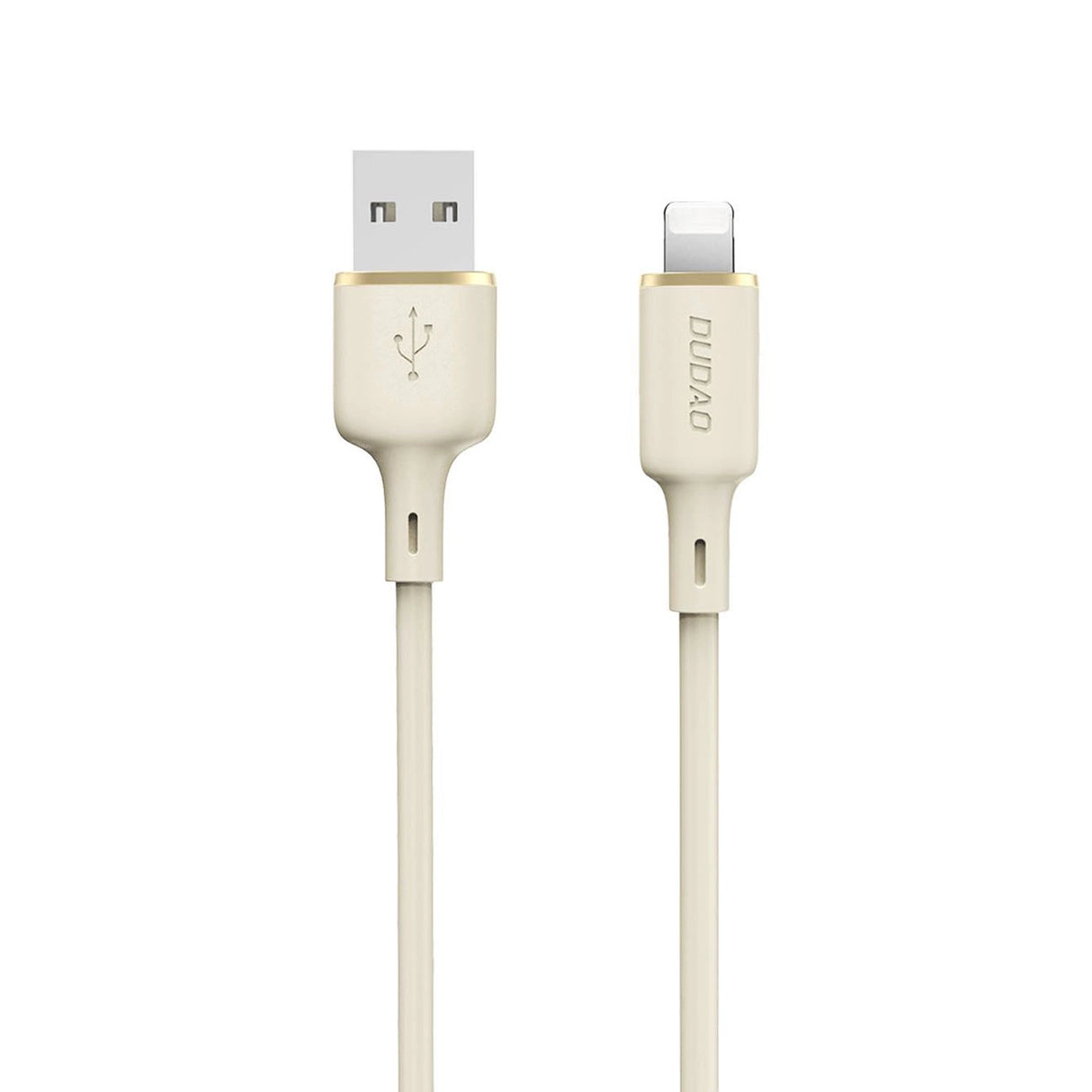 Dudao L7SL USB-A - Lightning 5A kabel 1m - beige