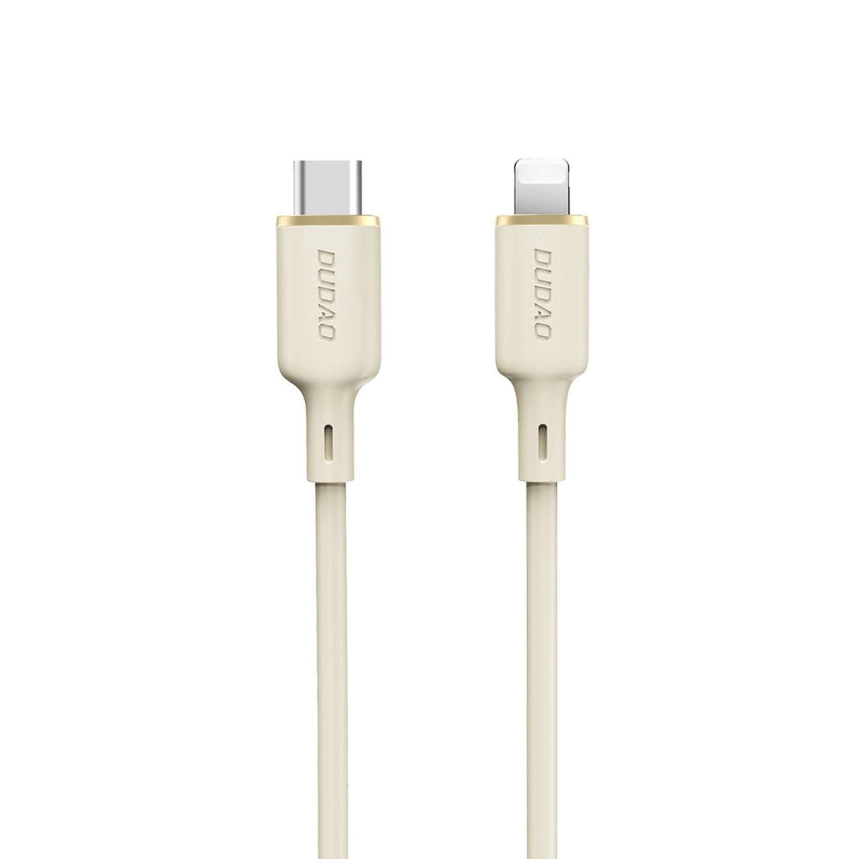 Dudao L7SCL USB-C - Lightning 30W 2m kabel - beige