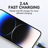 Wozinsky WNBAL1 USB-A / Lightning 2.4A kabel 1 m - sort