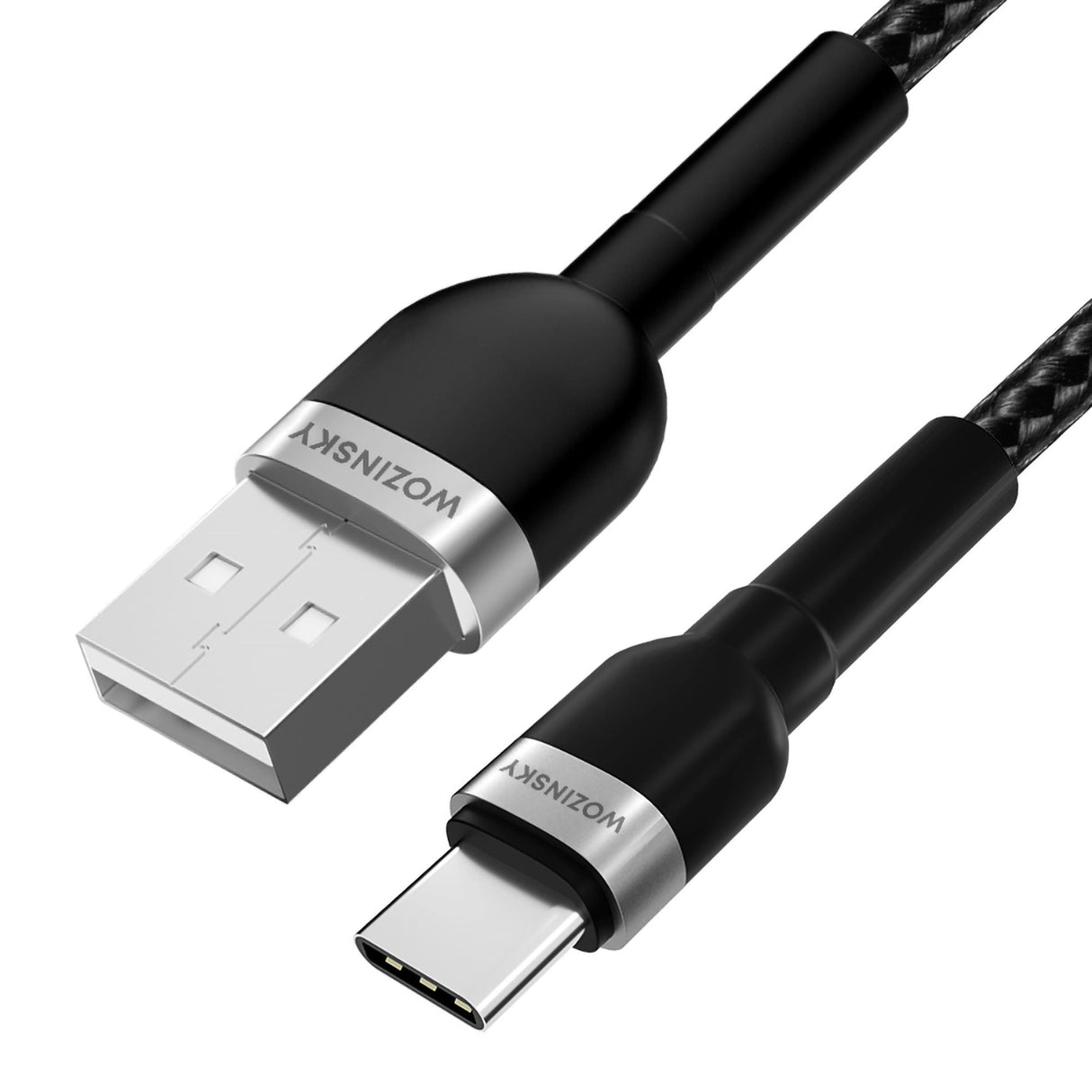 Wozinsky WNBAC1 USB-A / USB-C 2.4A kabel 1 m - sort