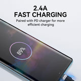 Wozinsky WNBAC2 USB-A / USB-C 2.4A kabel 2 m - sort