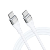 Wozinsky WSTCC1 USB-C / USB-C PD 65W cable 1 m long - white