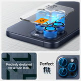 Spigen Optik.tR EZ Fit Kamerabeskytter til iPhone 14 Pro / Pro Max / 15 Pro / Pro Max - Titanium Blue 2 stk.
