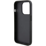 Ferrari Grip Stand Metal Logo case for iPhone 15 Pro Max - black