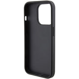Karl Lagerfeld Quilted K Pattern iPhone 15 Pro Case - Black