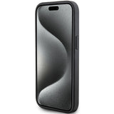 Karl Lagerfeld Quilted K Pattern case for iPhone 15 Plus / 14 Plus - black