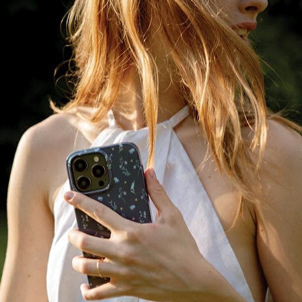 Uniq Coehl Prairie æske til iPhone 15 Pro - marineblå