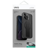 Uniq Heldro Mag Magclick Opladningsfoder til iPhone 15 Pro - sort