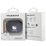 Hello Kitty Silicone 3D Kitty Head Case for AirPods Pro 2 (2022/2023) - Black